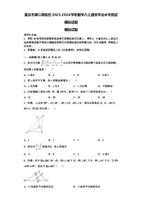 重庆市綦江县名校2023-2024学年数学八上期末学业水平测试模拟试题【含解析】