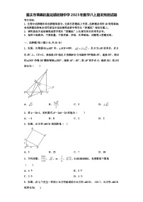 重庆市荣昌区盘龙镇初级中学2023年数学八上期末预测试题【含解析】