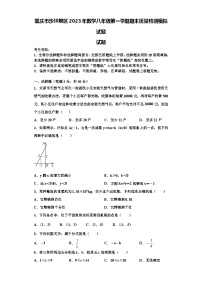 重庆市沙坪坝区2023年数学八年级第一学期期末质量检测模拟试题【含解析】