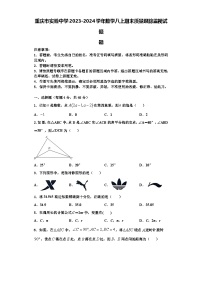 重庆市实验中学2023-2024学年数学八上期末质量跟踪监视试题【含解析】