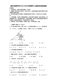 重庆市巫溪中学2023-2024学年数学八上期末综合测试试题【含解析】