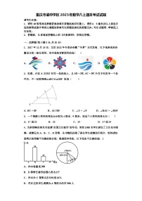 重庆市渝中学区2023年数学八上期末考试试题【含解析】