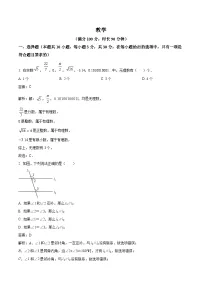 内蒙古呼和浩特市2023-2024学年七年级下学期期中考试数学试卷(含解析)