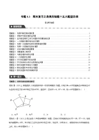 专题8.3期末复习之选填压轴题十五大题型总结-2024-2025学年八年级数学上册举一反三系列（北师大版）