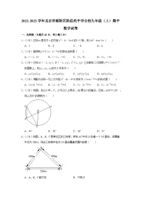 2022-2023学年北京市朝阳区陈经纶中学分校九年级（上）期中数学试卷【含解析】