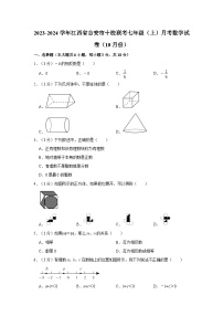 2023-2024学年江西省吉安市十校联考七年级（上）月考数学试卷（10月份）