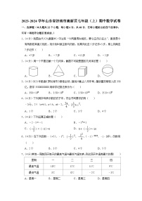 2023-2024学年山东省济南市高新区七年级（上）期中数学试卷