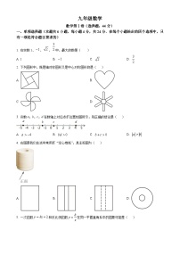 山东省潍坊市昌邑市2023-2024学年九年级下学期开学考试数学试题（原卷版+解析版）