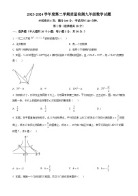 山东省济宁市部分学校2023-2024学年九年级下学期开学考试数学试题（原卷版+解析版）