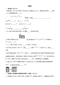 河南省安阳市市区中学2023-2024学年 七年级上学期数学开学学情调研试题（原卷版）