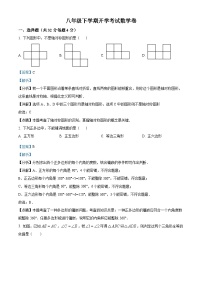 河南省濮阳市油田第十八中学2023-2024学年八年级下学期开学考试数学试题（解析版）