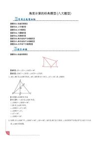 角度计算的经典模型（八大题型）-中考数学专题