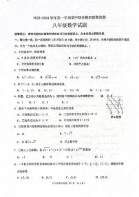 山东省枣庄市市中区2023-2024学年八年级上学期11月期中数学试题