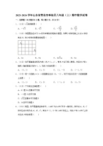 2023-2024学年山东省青岛市李沧区八年级（上）期中数学试卷