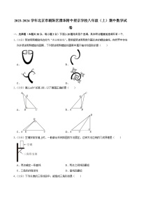 2023-2024学年北京市朝阳区清华附中望京学校八年级（上）期中数学试卷【含解析】