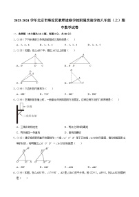 2023-2024学年北京市海淀区教师进修学校附属实验学校八年级（上）期中数学试卷【含解析】