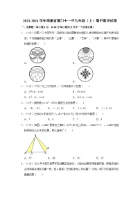 2023-2024学年福建省厦门十一中九年级（上）期中数学试卷