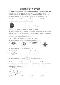 山东省潍坊市中考数学试卷（含解析版）