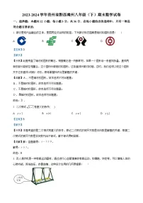 贵州省黔西南布依族苗族自治州2023-2024学年八年级下学期期末数学试题（解析版）
