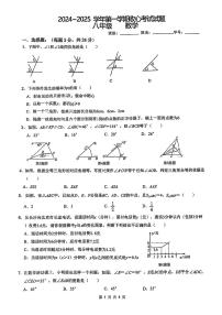 陕西省+西安市西安高新第一中学2024-2025学年八年级上学期开学考试数学试卷