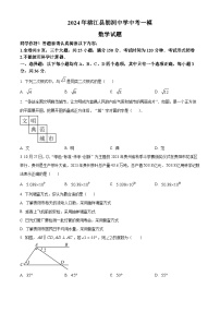 2024年贵州省黔东南苗族侗族自治州榕江县朗洞镇初级中学中考一模数学试题（原卷版）