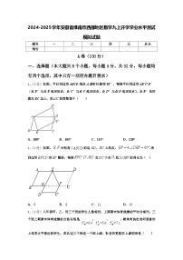 2024-2025学年安徽省淮南市西部地区数学九上开学学业水平测试模拟试题【含答案】