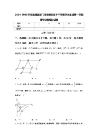 2024-2025学年福建省厦门市思明区双十中学数学九年级第一学期开学经典模拟试题【含答案】