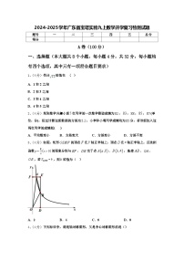 2024-2025学年广东省宝塔实验九上数学开学复习检测试题【含答案】