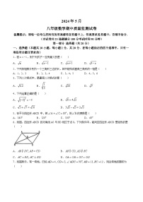 辽宁省鞍山市立山区2024届九年级下学期期中考试数学试卷(含答案)