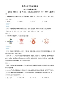 云南省昆明市第八中学2024-2025学年九年级上学期开学学情监测数学试题（解析版）