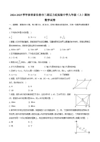 2024-2025学年吉林省长春市二道区力旺实验中学九年级（上）期初数学试卷（含答案）