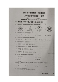 湖南省衡阳市衡南县一中云集校区（北斗星中学）2024-2025学年八年级上学期开学考试数学试题