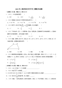 2023年上海市闵行区中考三模数学试题
