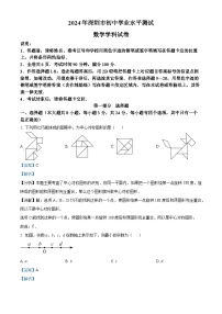 精品解析：2024年广东省深圳市中考数学试题（解析版）