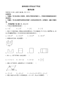 2023学年吉林省松原市长岭县第一中学初中学业水平考试数学试题