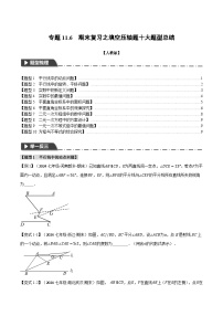 人教版七年级数学下册举一反三专题11.6期末复习之填空压轴题十大题型总结(学生版+解析)(七年级下册)