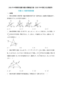 专题30 尺规作图类问题-【真题汇编】2024年中考数学真题专题分类汇编练习（原卷版+解析版）