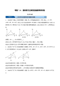 北师大版八年级数学下册举一反三系列7.10期末复习之解答压轴题专项训练(北师大版)同步练习(学生版+解析)