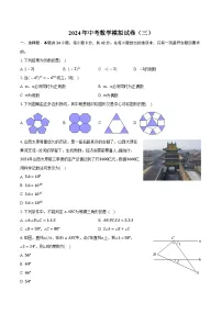 内蒙古赤峰市巴林左旗林东多校联考2024届九年级下学期中考模拟考试（三）数学试卷(含答案)