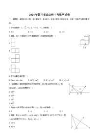 2024年四川省凉山州中考数学试卷（含详细答案解析）