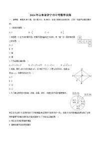 2024年山东省济宁市中考数学试卷（含详细答案解析）