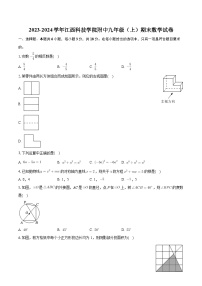 江西省南昌市江西科技学院附属中学2023-2024学年上学期九年级期末数学试卷