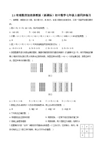 初中数学浙教版（2024）七年级上册（2024）2.1 有理数的加法优秀精练