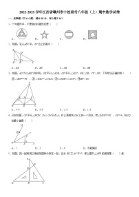 江西省赣州市十校联考2022-2023学年八年级上学期期中数学试卷（含答案与解析）