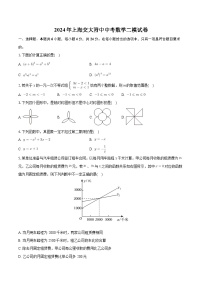 2024年上海交通大学附属中学中考数学二模试卷+