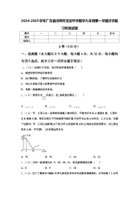 2024-2025学年广东省深圳市宝安中学数学九年级第一学期开学复习检测试题【含答案】