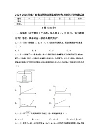 2024-2025学年广东省深圳市深圳实验学校九上数学开学经典试题【含答案】