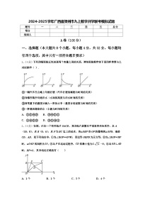 2024-2025学年广西省贺州市九上数学开学联考模拟试题【含答案】