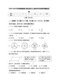 2024-2025学年贵州省铜仁地区名校九上数学开学质量检测模拟试题【含答案】