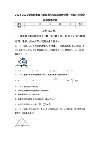 2024-2025学年河北省石家庄市名校九年级数学第一学期开学学业水平测试试题【含答案】